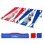 GoSports Tri Toss Cornhole Game | Fun New Portable Indoor & Outdoor Bean Bag Toss Game Set for Kids & Adults