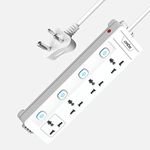 Artis AR-4MS 4 Universal Sockets with Multi Switch Surge Protector