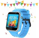 Retysaz Kids Game Smart Watch Smart Watch for Kids 2HD Cameras Sports Smartwatches for Children 3-14 Great Gifts to Girls Boys (Blue)…