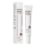 Retinol Eye Cream, Eye Cream for Dark Circles and Puffy Eyes, AHA 30%+BH-A 2% Under Eye Cream for Women/Men, Anti Aging Eye Creams Anti Wrinkles, Reduce Eye Bags, Fine Lines, 30g