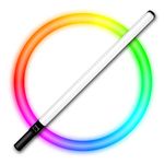 Dracast X-Series 800 Full Colour Light Rod RGBWW LED Video Light App Control Adjustable Colour Temperature CCT 2700K - 6500K Special Effects 2600 mAh Battery 96+ CRI