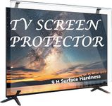 ECCLIYTEK 75 Inch TV Screen Protector - Tempered Glass Guard, Anti-Glare, LED LCD Crystal Clear 9H Surface Unbreakable,UV protection,Plasma,Hardness,Anti Glare,Scratch Resistant,Strong & Durable
