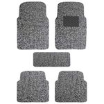 AUTORETAIL Standard 18mm PVC Car Grass Foot Mats Compatible with Maruti Suzuki Baleno Premium Vinyl Washable Car Floor Mat (Grey)