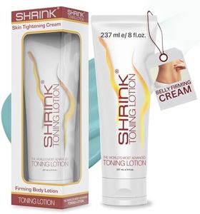 Shrink Toning Lotion - Heat Activated Cellulite Cream and Firming Body Lotion for Women and Men - Body Cream for Stomach, Tummy, and Body - with Caffeine, Vitamin E, Skin Tightening Body Cream (8oz)