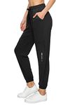 ALWAYS Women's Joggers Sweatpants with Pockets - Premium Buttery Soft Stretchy Pants, Jog8171fas / Black, Medium