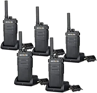 Retevis RB26 Work Walkie Talkies Adults, GMRS Commercial 2 Way Radios, Two Way Radios Long Range, 2000mAh, Durable, for Contractor Manufacturing Warehousing(5 Pack)