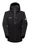 Mammut Men's Alto Guide Hs Hooded Jacket Hardshell, black, XL