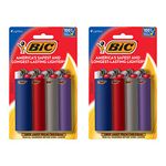 BIC Classic Lighter, Assorted Colors, 8-Pack (Colors and Packaging May Vary)