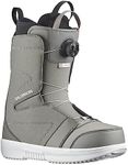 Salomon Snowboard Boots Faction BOA 2023-24 Model Men's L47246100 10.8 inches (27.5 cm) Steeple Gray/Pewter/White