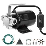 VIVOSUN Water Transfer Pump, 1/10HP 330 GPH 115V Auto Portable Utility Pump with ON/Off Switch, Water Hose Kit for Removing Water from Gardens, Hot Tubs, Rain Barrels, Pools, Ponds, Aquariums