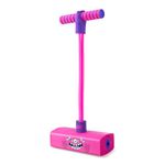 Jump ‘N’ Bouncer Bungee Hopper, Pogo Stick for Kids 3+, Foam Pogo Jumper Stick, Garden Toys Games, Purple