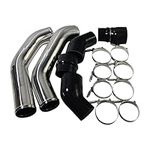 BST BSSP Stainless Steel Intercooler Pipe Kit & Boots Compatible with 2013-2018 Dodge Ram 2500/3500 6.7l Cummins Diesel Trucks Driver & Passenger Sideing & Piping Kits