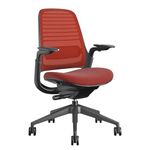 Steelcase 435A00 Series 1 Work Chair Office, Scarlet