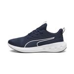 PUMA Unisex SOFTRIDE Carson Road Running Shoe, Club Navy White Black, 13 UK