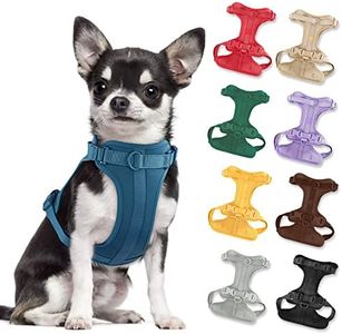 Wisedog No Pull Lightweight Dog Vest Harness with Soft and Comfortable Cushion, Breathable Mesh, for Small Medium Large Dogs Walking (XS:Neck=10"-12"/Chest=13"-16", Navy)