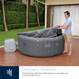 Lay-Z-Spa Santorini Pro Hot Tub – Inflatable 5-7 Person Spa