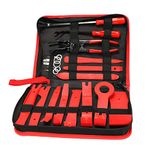 GSK Cut® 19PCS Auto Trim Removal Tool Kit, Pry Tool Set, Car Panel Tool Stereo Removal, Auto Clip Pliers Fastener with Storage Bag