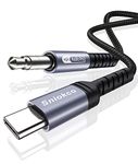 Sniokco 2024 Newest USB C to 3.5mm Audio Aux Jack Cable, Type C to 3.5mm Headphone Stereo Cord Car Compatible with iPhone 15 16 Pro/Max/15 16 Plus Google Pixel iPad Pro Galaxy S23/22 Huawei