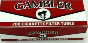 Gambler Regular King Size Cigarette Tubes, 200 Count (Pack of 5)