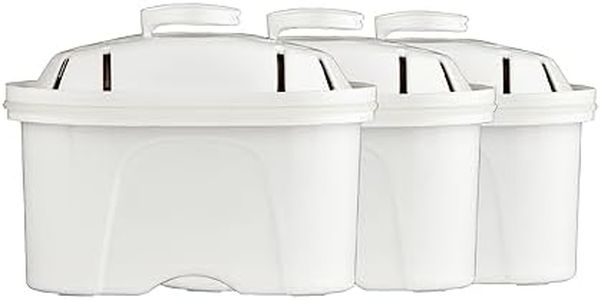 Stefani Replacement Filter Water Filter Jug Cartridge 3 Pack, Compatible with Philips, Brita Maxtra, Kmart and Target Reduces Chlorine - Limescale - Lead - Microplastics