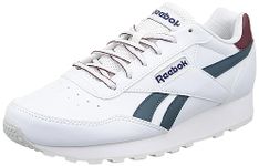 Reebok Unisex Rewind Run Trainer, Ftwr White Hoops Blue F23 Classic Maroon F23, 8 UK