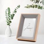 Cortina Wooden Photo Frame - Designer Photo Frame - Photo Frame for Wall Decoration - Photo Frame for Table or Home, Office & more - 5x7 Inch - Brown - 1 Pc