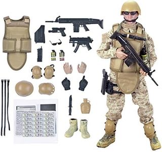 12'' American Military Soldiers Special Forces Army Man Action Figures Play Set-Digital Desert Camouflage