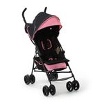 Summer Infant 3Dmini Convenience Stroller, Pink Lightweight Infant Stroller with Compact Fold, Multi-Position Recline, Canopy with Pop Out Sun Visor and More Umbrella Stroller for Travel and More