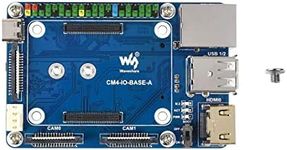 Waveshare CM4-IO-BASE-A Mini Base Board (A) Designed for Raspberry Pi Compute Module 4, Only CM4-IO-BASE-A Base Board Included