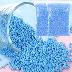 MINGZE 20G Blue Styrofoam Foam Balls for DIY,Slime Supplies,Craft Foam Balls 2.5-3.5mm for Kids DIY Arts Crafts Decorations,Home Decorative,Wedding,Party Decorations