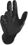 PIP Grippaz 6 Mil Nitrile Disposable Gloves 50-Pack, Fish Scale Grip, Chemical & Oil Resistant, Black, X-Large (G21071-XL50BL)