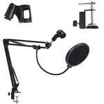 Kadence NB35 Microphone Boom Arm Suspension Table Mic Stand With Pop Filter