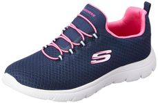 Skechers Womens Summits - 896220id NVY/HTPNK Casual Shoe - 6 UK (9 US) (896220ID-NVHP), Blue