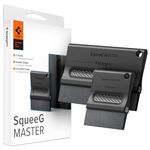 Spigen SqueeG Master Decal Wrap Applicator Tool Squeegee with Suede for car Foiling, tinting Film, Window Film and Daily use Film - 2 Pieces (1 Large and 1 Small Size)