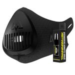 Elevation Training Mask 3.0 | All Black for Performance Fitness, Workout Mask, Running Mask, Breathing Mask, Resistance Mask, Cardio Mask,