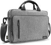 tomtoc 15.6 Inch Laptop Shoulder Bag for 16-inch MacBook Pro M1 Pro/Max, Multi-Functional Laptop Messenger Bag Briefcase for 15-inch MacBook Pro, Dell XPS 15, Surface Book 3/2, Ultrabooks Notebooks