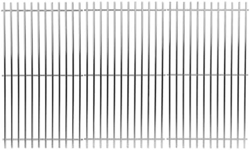 16 7/8" Grill Grates for Charbroil 463436215, 463436214, Master Chef G43257, G43205, G43258, Kenmore, Stainless Steel Cooking Grid for Thermos 461442114, Backyard, Expert Grill BG2824B, DG2824BN Parts