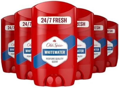 Old Spice Whitewater Deodorant Stick, Pack of 6 (6 x 50 ml), Deodorant Stick Without Aluminium for Men, Men's Deodorant with Long-Lasting Fragrance