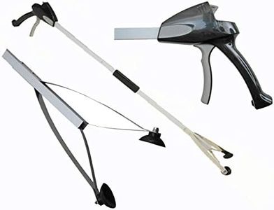 ArcMate EZ Reacher PRO - Heavy Duty Grab-It Reaching Tool – Collapsible Grabber Reacher with Extra-Large Grip, Locking Handle and 4.5 Inch Jaws - Ideal for Commercial, Maintenance, Seniors, 40"