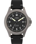 Timex Expedition North® Titanium Automatic Eco-Friendly Leather Strap Watch (Model: TW2V54000JR)