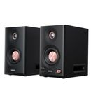 Edifier MR5 2.0 Bookshelf Speakers Wireless Bluetooth 6.0 Studio Monitor Speakers, Compact Size Desktop Monitors, 110W Hi-Res Audio, Room Compensation Computer PC Speakers, XLR/TRS/RCA Inputs - Black
