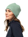 Jack Wolfskin Real Stuff Beanie Hat Granite Green One Size
