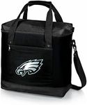 PICNIC TIME NFL Philadelphia Eagles Montero Tote Cooler Bag - Soft Cooler Bag - Picnic Tote, (Black)