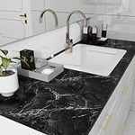 LXCREAT Black Marble Contact Paper,