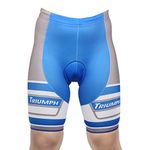 Triumph Men's Skinny 3D Padded Mountain Bike Shorts Lightweight MTB Cycling Shorts (Multicolour, S)