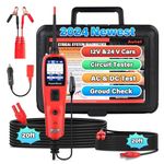 Autel® PowerScan PS100 Original Power Circuit Probe Tester, 12V 24V Electrical System Diagnostic Tool, Read AC DC Resistance, Component Activation, Short/Ground/Continuity/Trailer Test, 20ft Cord