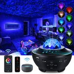 Galaxy Projector Star Projector Night Lights for Bedroom with Music Speaker & Remote Control Work with Smart App & Alexa,Galaxy Light Projector for Bedroom Ceiling for Baby Kids Adult Boys Room Decor…