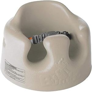 Bumbo Baby Floor Seat, Portable Infant Sit Up Activity and Eating Chair, Taupe