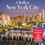 A Walk in New York City 2025 12" x 12" Wall Calendar