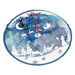 Winter Wonderland Christmas Tree Skirt 48" for Xmas Halloween New Year Holiday Party Home Tree Mat Decor Ornaments Decoration